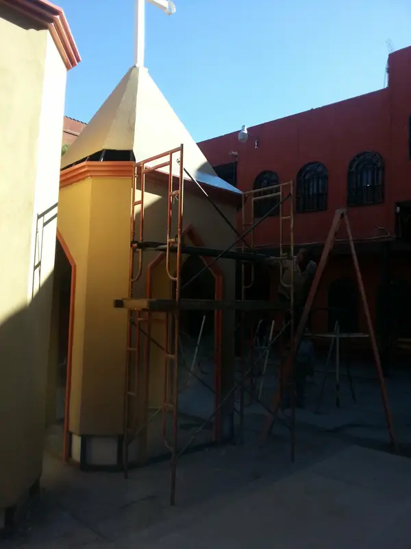 Preparativos de la segunda torre (Enero 2016)